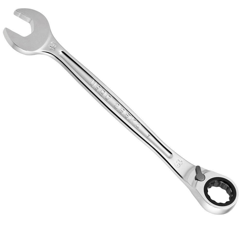 Gabel-Ring-Ratschschlüssel U285KA 10mm 15° abgewinkelt,umschaltbar,USAG