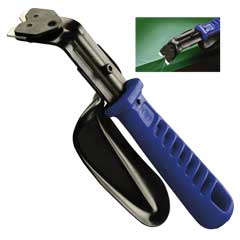 Kunstst.Doppelengrater+Keramik V-Klinge Abgleitschutz,komplett mit Griff