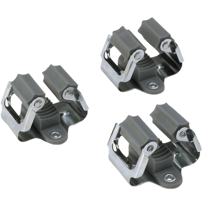 Gerätehalter SET,3 Stück zur Wand- oder Schienenmontage