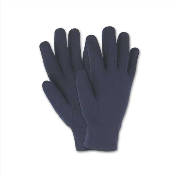 TRIKOT Handschuh, Gr. 7, blau robustes Mischfasergewirk, offene Stulpe