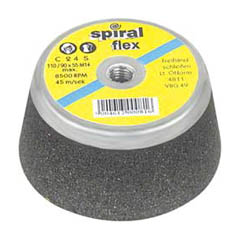 Schleiftopf 110/90x55M14 Stein mit Gewindeaufnahme