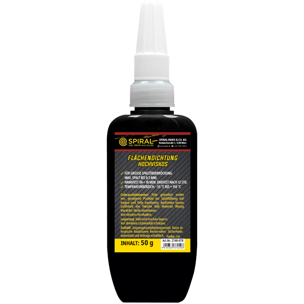 Flächendichtung Hochviskos rot 50g für große Spaltüberbrückung