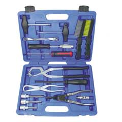 Bremsenwartungs-und-Montageset 15-teilig in Koffer