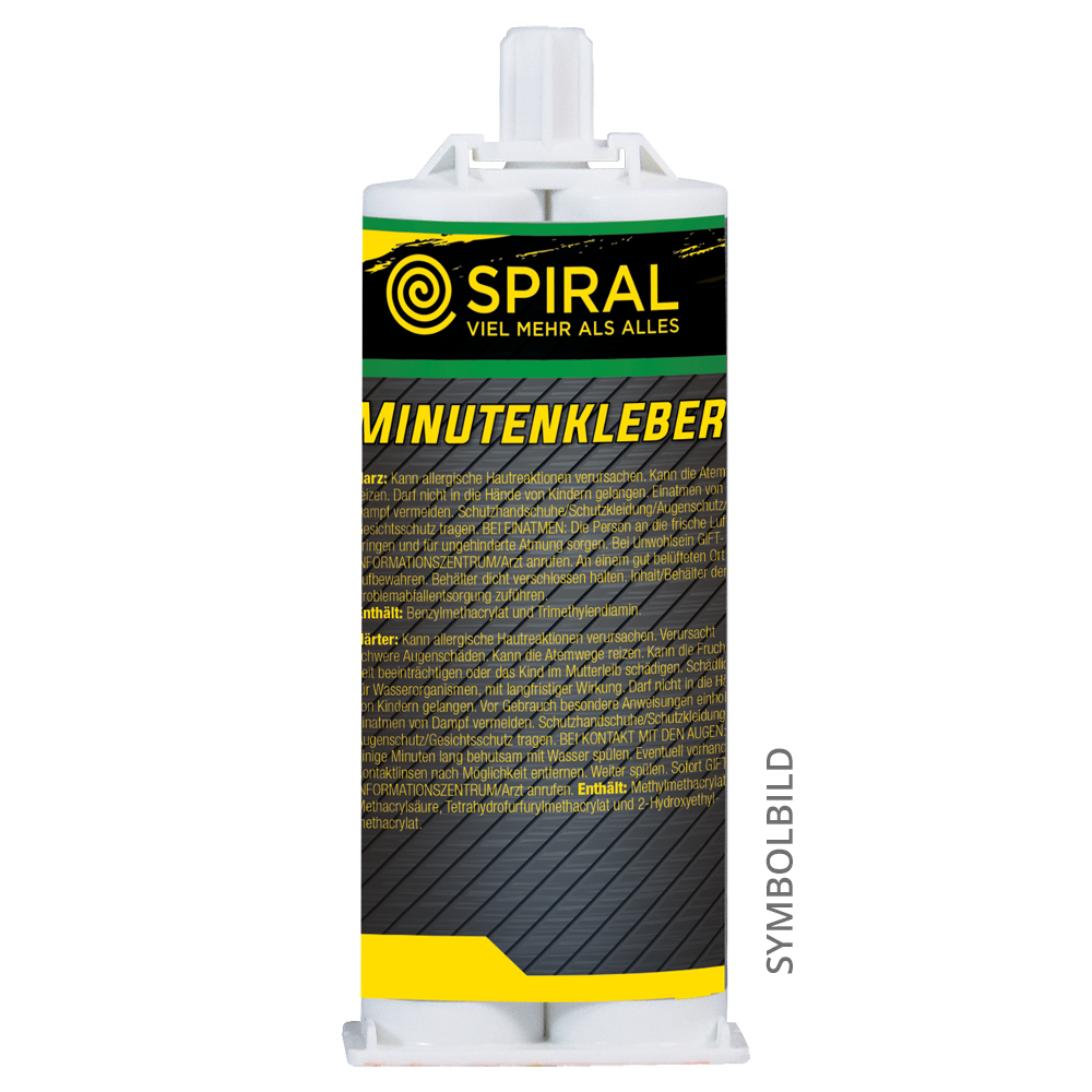 Epoxyd-Minutenkleber,transparent,50ml schnell härtender 2-Komponentenkleber