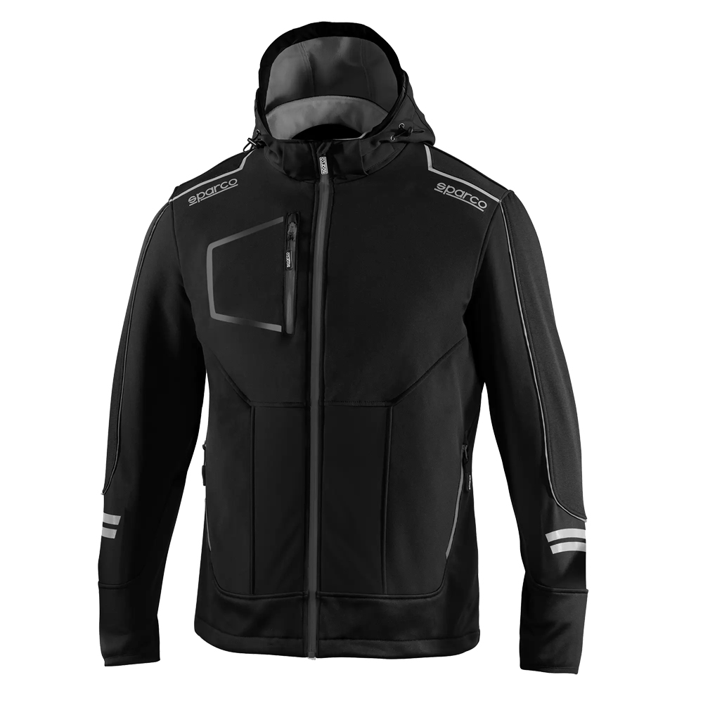 SPARCO Softshelljacke Größe S schwarz/grau