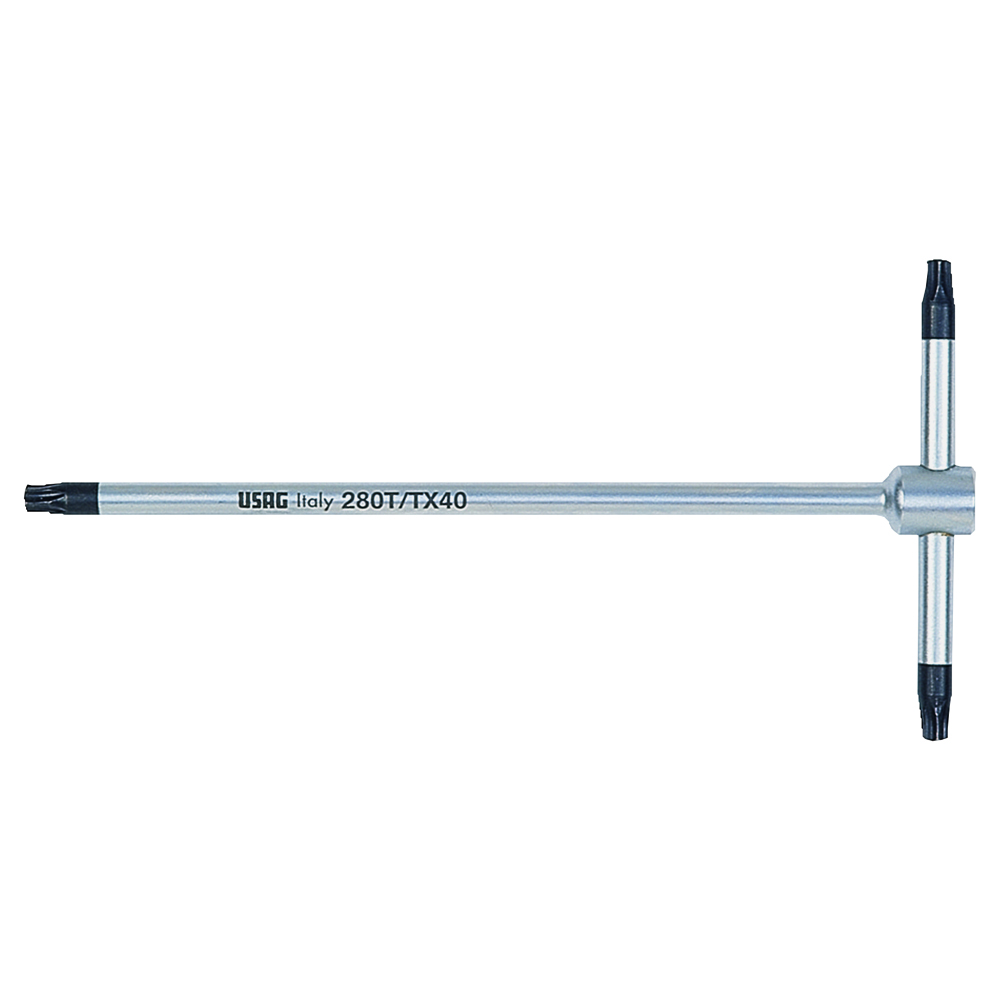 Torx-T-Griff-Schlüssel U280T T 6 Vanadium USAG-Extra,3-seitig verwendbar