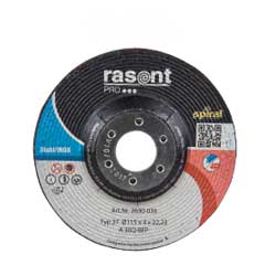 Schruppscheibe UNIPRO 115x6mm,gekröpft A30Q-BFP Stahl/Inox ROBUST Typ 27