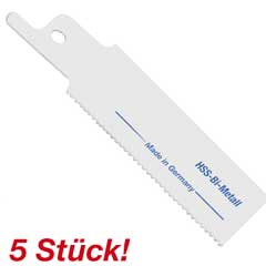 5 Stück Stichsägeblatt 150/ZT=1,8mm Bimetall,für Reciprosägen
