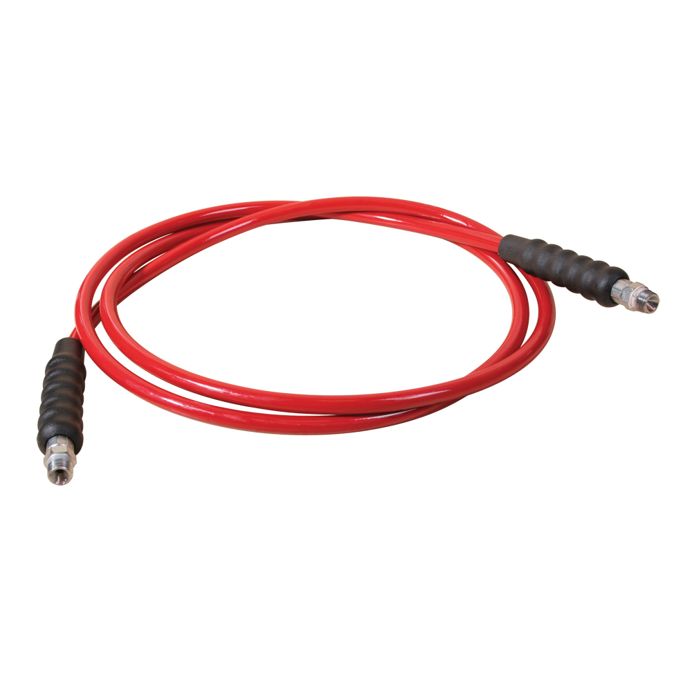 Hydraulikschlauch 1/4", Gesamtlänge=10m mit beidseitigem 3/8" NPTF Außengewinde