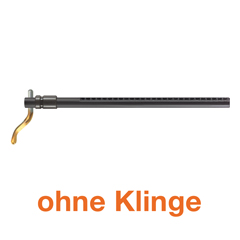 Teleskop-Klingenhalter B/2,6mm mit 90° Querbohrung,mit Einrastkugel