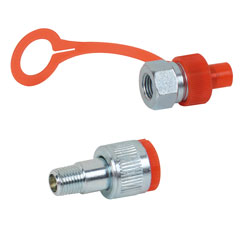 Hydraulik-Kupplungs-Satz 1/4"Slim komplett mit Stecker und Kupplung