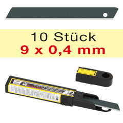 MagicBlack Abbrechklingen 9mm,10 Stk. doppelter Schliff, MIT Abbrechsegmente