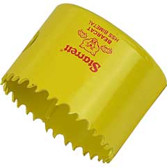 Tiefschnitt-BiM-Lochsäge  Ø24 x 51mm für Materialien >3mm, variable Zähne