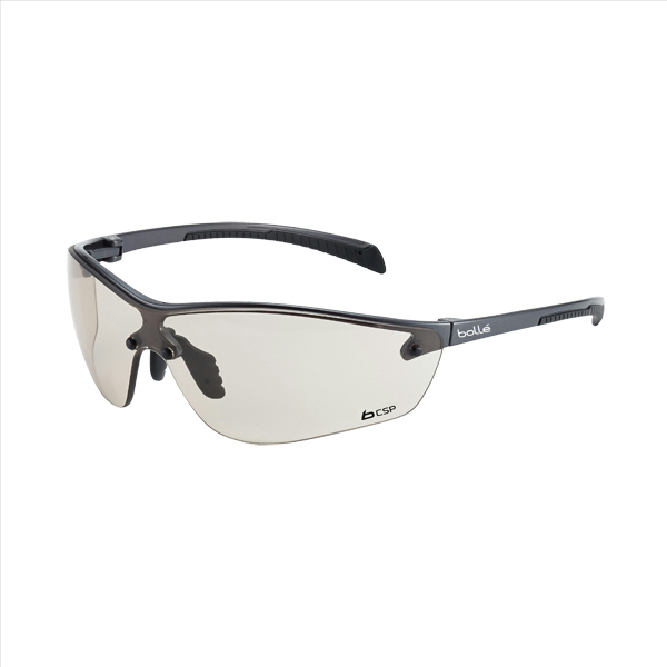 Bügelschutzbrille Silium+ rauchglas EN 166 5-3,1 UV-Schutz Platinum