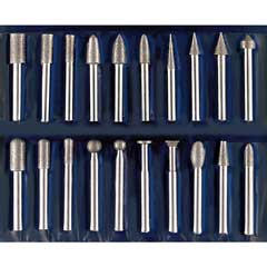 Diamant-Rotorschleifstift-Satz 20-teilig fein-D126,mit 6mm Schaft,in Box