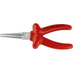 Langbeck-Rundzange EN60900 160mm verchromt,geprüft,2-Schicht-isoliert