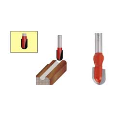 Halbrundfräser HW6060320 6mm Ø Schaft 6mm,Hartmetall