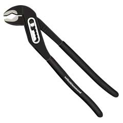 Wasserpumpenzange 300mm,blank brüniert durchgestecktes Gewerbe,PVC-Schenkel