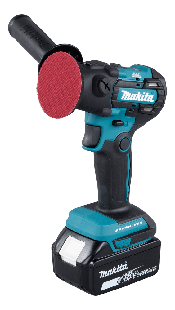 Akku-Polierschleif. MAKITA DPV300RTJ 18V Ø80mm,1,6kg 2x5Ah Akku,Koffer u.Ladeg.