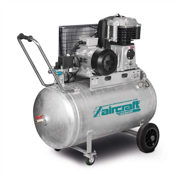 Kompressor TOP 5,5kW/10bar/200l Kessel verzinkt,400V,fahrbar