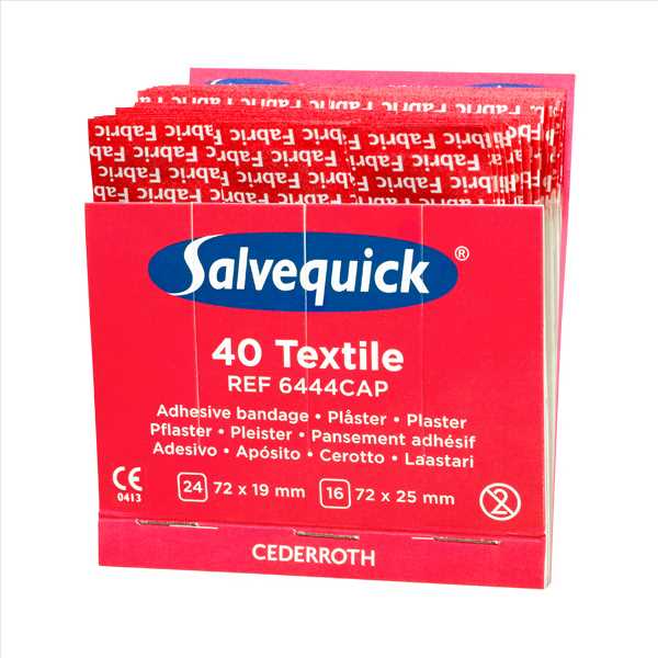 QUICK-Nachfüllung elastisch 1VE=6 Einsätze zu je 40 Pflasterstrips