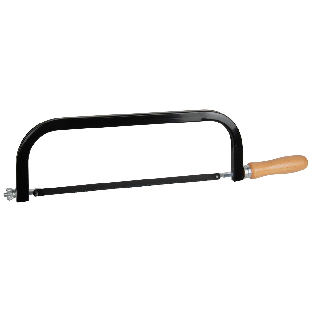 Sägebogen mit Blatt,mit abnehmbarem Holzgriff und Flachstahlrahmen