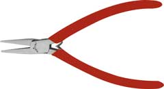 Elektronik-Halbrund-Spitzzange 115mm ölgehärtet,durchgestecktes Gewerbe