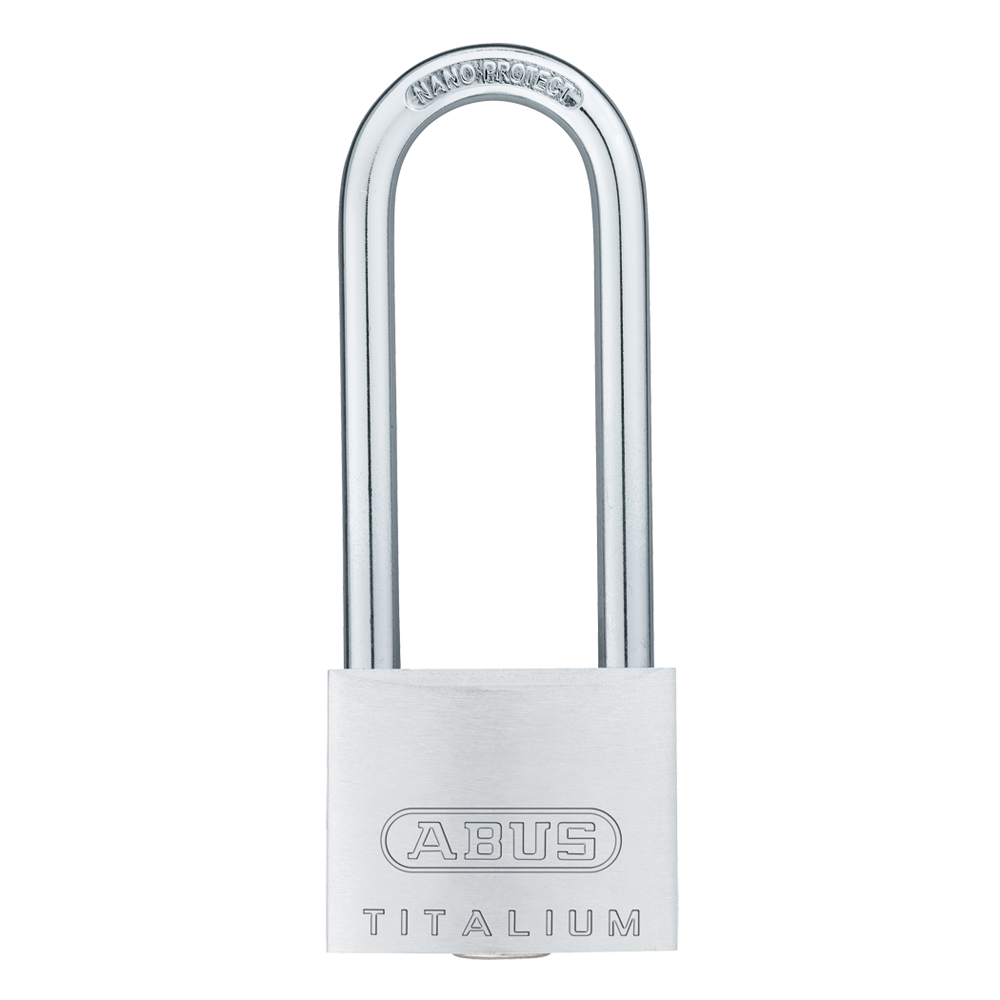 Zylinder-Vorhangschloss TITALIUM HB 40mm Innen-Bügelhöhe 63mm Büg.B 22mm BØ 6mm