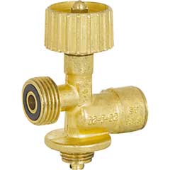 Flaschenventil mit Druckregler-Anschluss