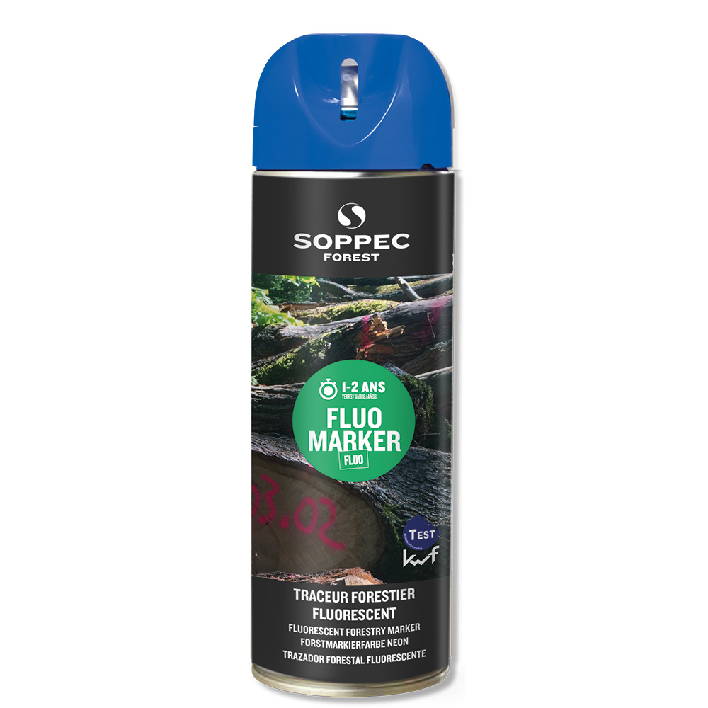 Forstmarkierspray 500ml Farbe: BLAU fluoreszierend