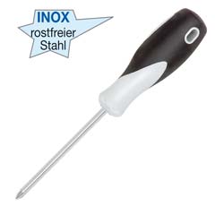 Schraubenzieher INOX  PZ1x 75mm für rostfreie Verschraubungen