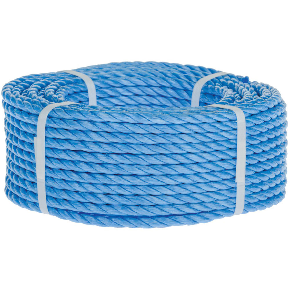 Seil, gedreht  60m 12mm, blau Polypropylen