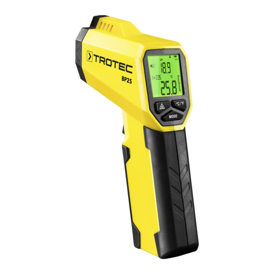 Pyrometer Taupunktscanner BP 25