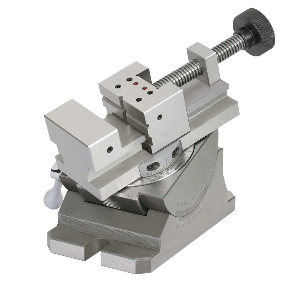 2-Achsen-Schleifschraubstock BB 70x80mm gehärtet,dreh-u.schwenkbar