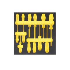 Schubladen-Modul 26 LEER Torx-Schrauber 2/3 PermaPor 330x330x35mm