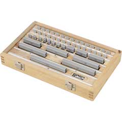 Endmass-Satz,geprüft,Genauigkeit 1 47-teilig,DIN-EN-ISO 3650,nach DKD R-4