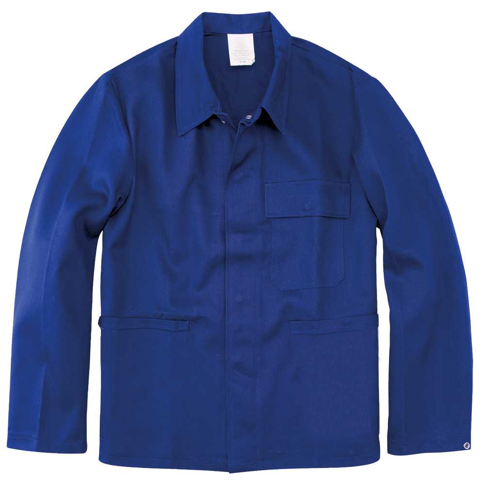 Langjacke NOMEX III Gr.60 königsblau Flammschutzbekleidung,265g/m²