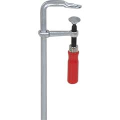 Ganzstahlschraubzwinge 800/120mm vergütet,glanzvernickelt