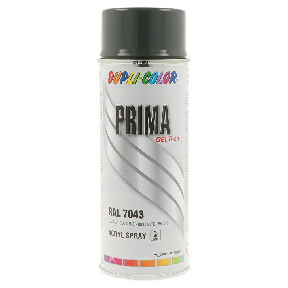 Lackspray glänzend verkehrsgrau B 400ml RAL 7043 schnelltrocknend,abriebfest