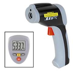 Laser-Infrarot-Thermometer THERMO-BOY Pistole,-50 bis +538°C,in Etui