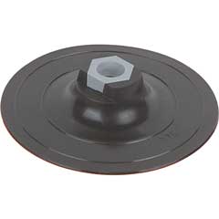 Haftklett-Gummiteller durchge- bohrt und angesenkt,115mm xM14