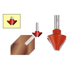 Kantenfräser HT6043220 25mm Ø,konisch 32°,Schaft 6mm