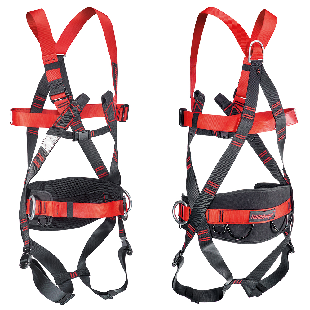 Auffanggurt PERFEKT 30 ERGO-CLICK PLUS EN 361, Auffangösen vorne und rückwärts