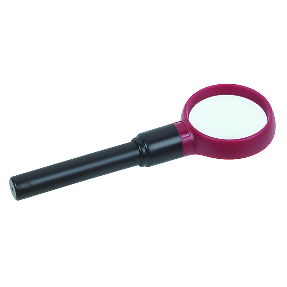 Lupe mit LED-Licht 5x,50mm Ø für 2 Stück AAA-Batterien