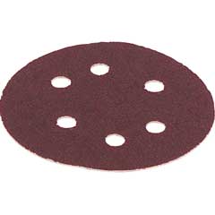 Haftklettscheibe 150mm K360 6-f.gelocht für Metall,Lack,Spachtelmasse