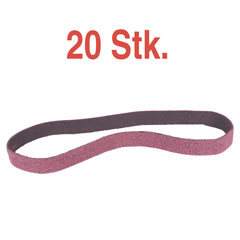 20 Stk.Schleifvlies mittel 13x533mm,rot für Oberflächenfinish