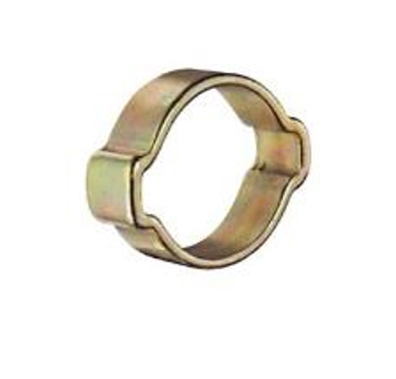 2-Ohrklemme  7 - 9 mm Bandbreite 7mm W1 GALVANISCH VERZINKT VPE=100