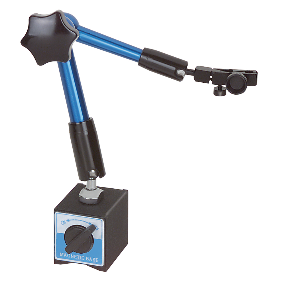 Magnet-Mess-Stativ 310mm,Zentral-Patent- Klemmung,großer Radius