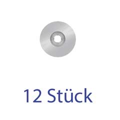 12 Stück Stahlrädchen zu 7598-017 Glas-Schneider