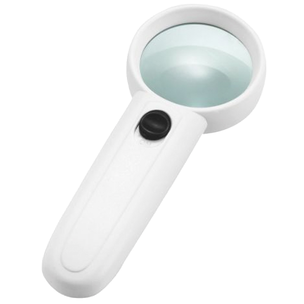 Lupe mit LED-Licht 3x,85mm Ø für 2 Stück AAA-Batterien